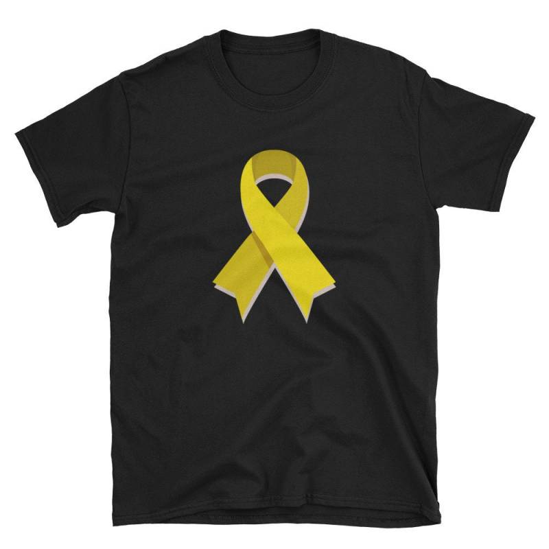 Gelbes Band Cancer Awareness T-Shirt, Überlebendes Geschenk von ThatCoolTShirt
