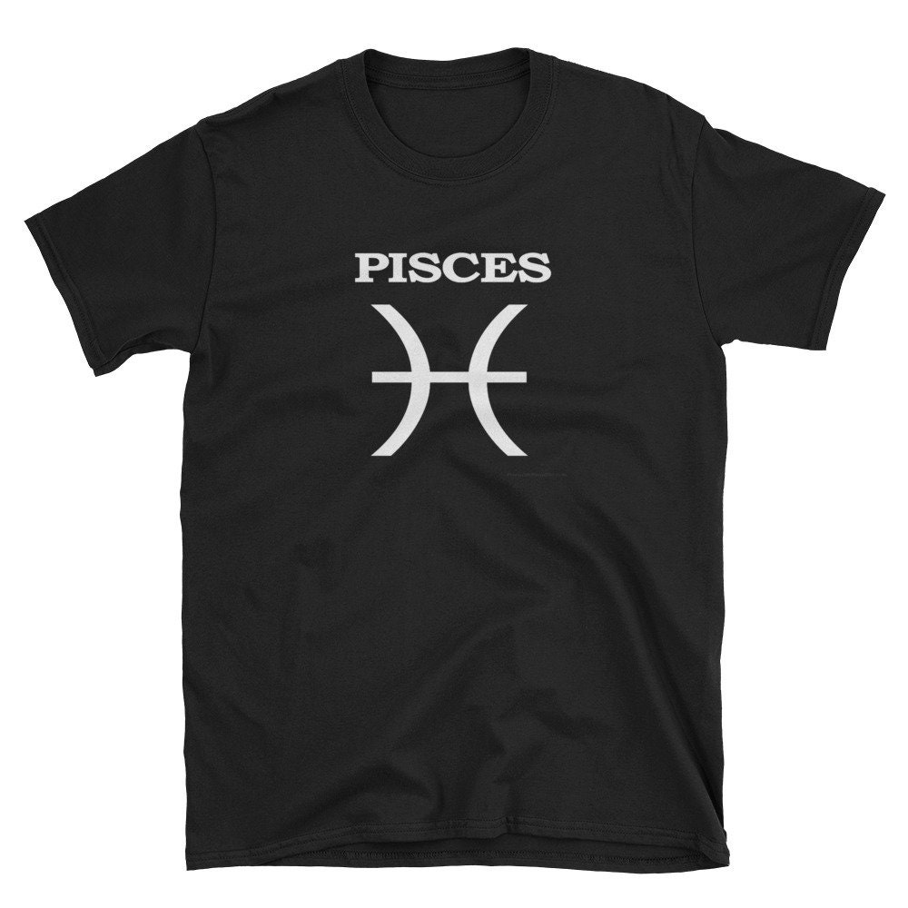 Pisces Sternzeichen T-Shirt - Astrologie Horoskop Geschenk von ThatCoolTShirt