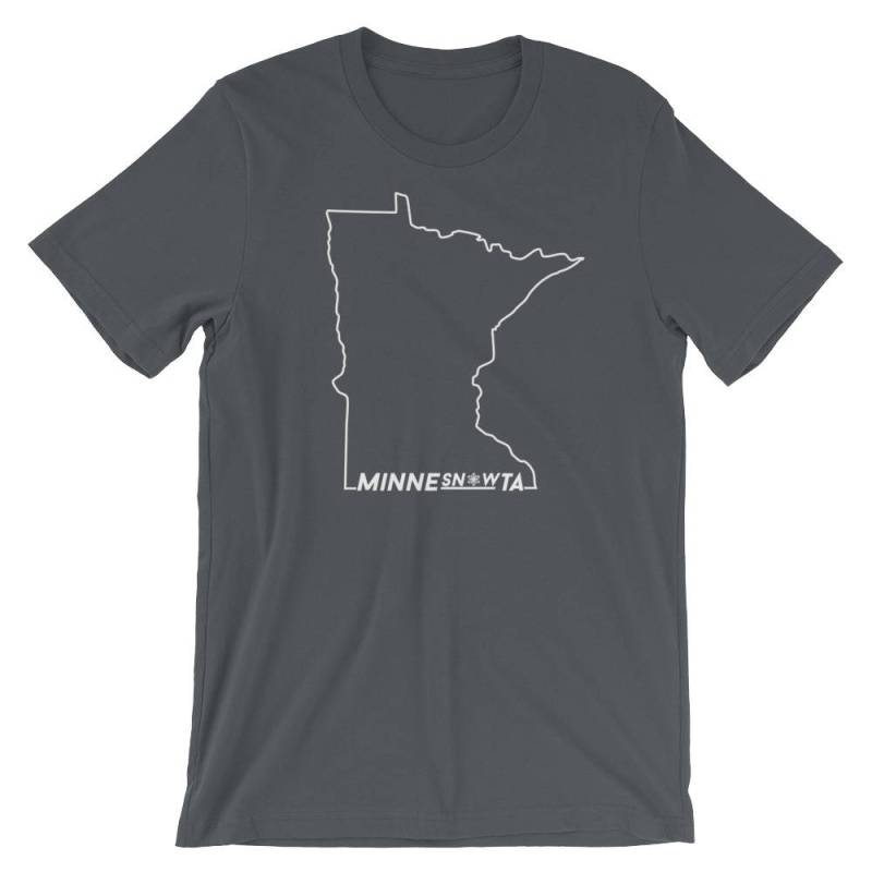 Minnesnowta Kalte Verschneite Winter T-Shirt - Minnesota Fans Leben Kurzarm Herren Unisex von ThatMNLife