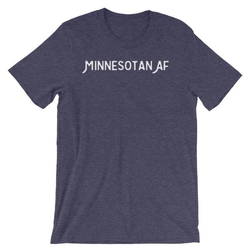 Minnesota Af T-Shirt - Lifestyle Mn Liebe Kurzarm Unisex von ThatMNLife