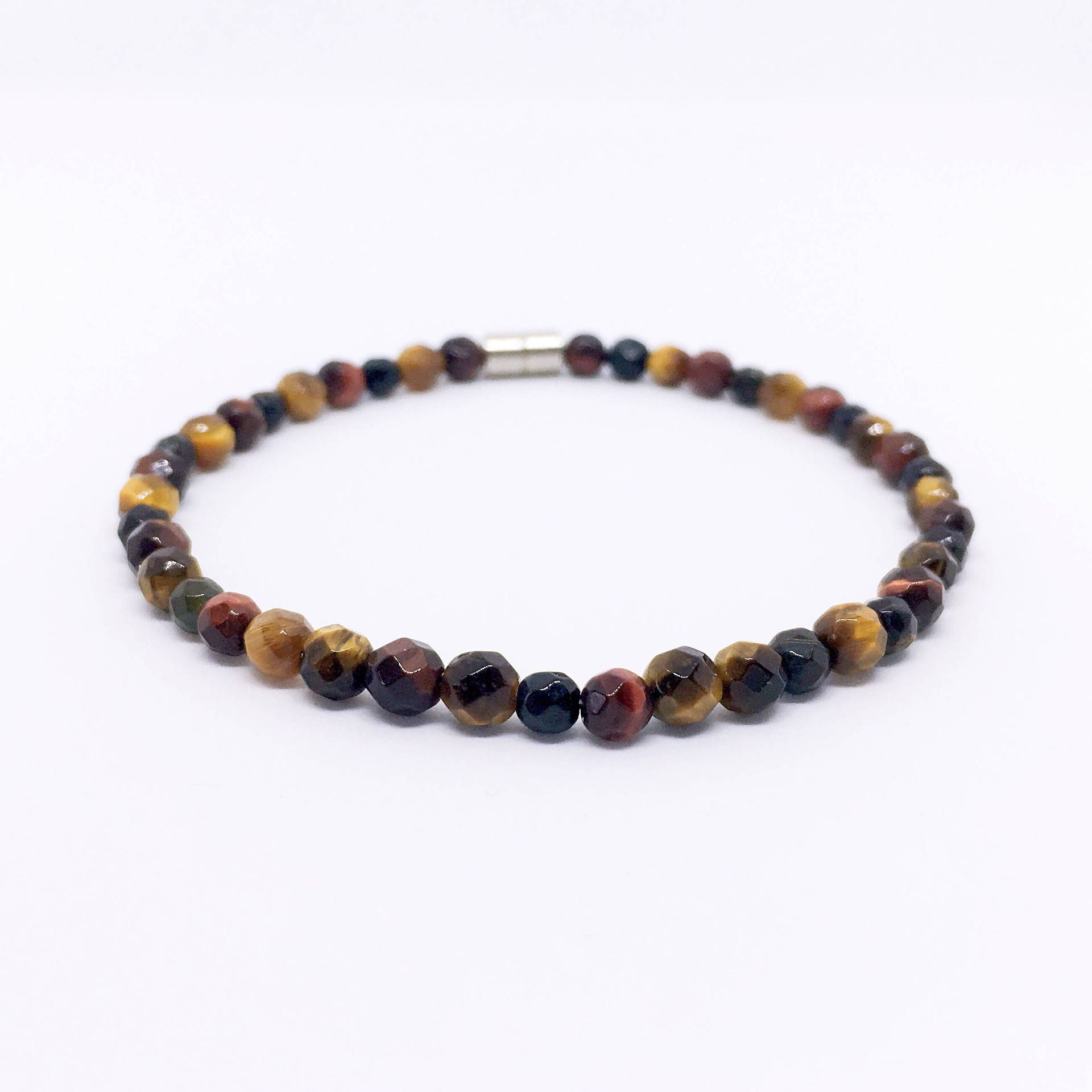 Tigerauge Armband, Zierliches Mehrfarbiges Stacking Schutzarmband, Edelstein Layer Armband Tigerauge Armband, Zierliches Mehrfarbiges Stacking Schutzarmband, Edelstein Layer Armband von ThatStoneStudio