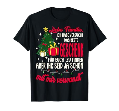 Weihnachts Weihnachten Familie Lustig Damen Herren T-Shirt von Thaweihnachtenluv