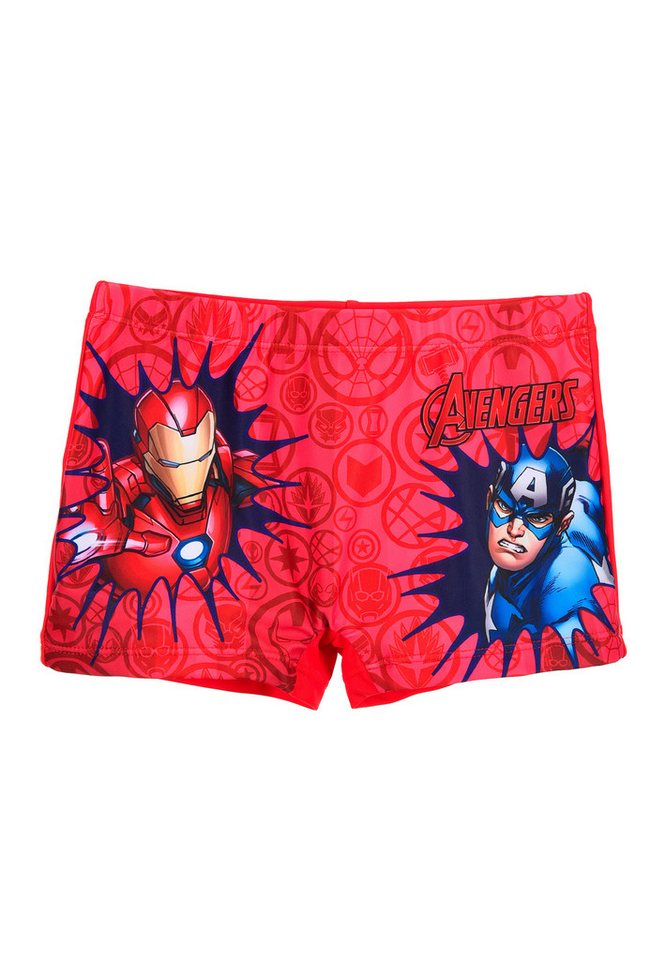 The AVENGERS Badehose Iron Man Captain America Badehose Bade-Pant von The AVENGERS