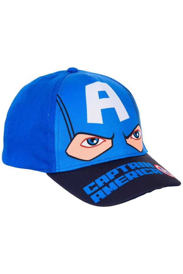 The AVENGERS Baseball Cap Captain America Jungen Sommerkappe Größe 52-54 cm von The AVENGERS