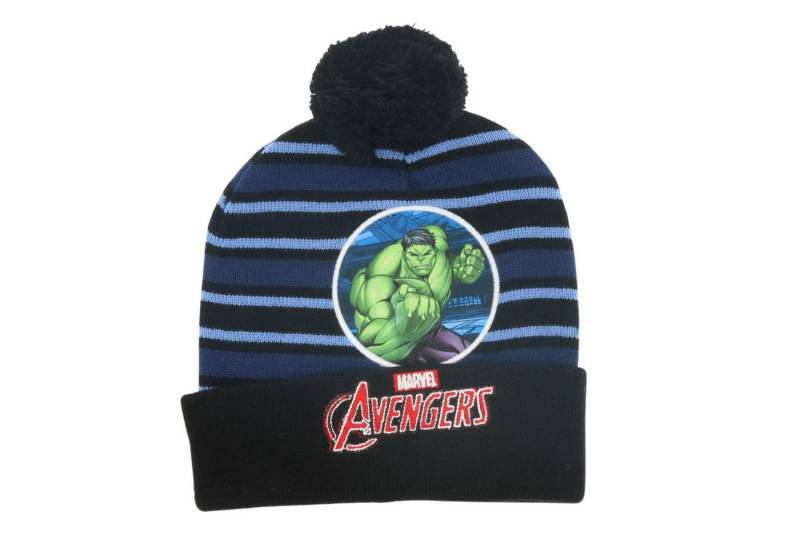 The AVENGERS Bommelmütze Wintermütze mit Bommel – Coole Onesize Mütze für Kinder von The AVENGERS