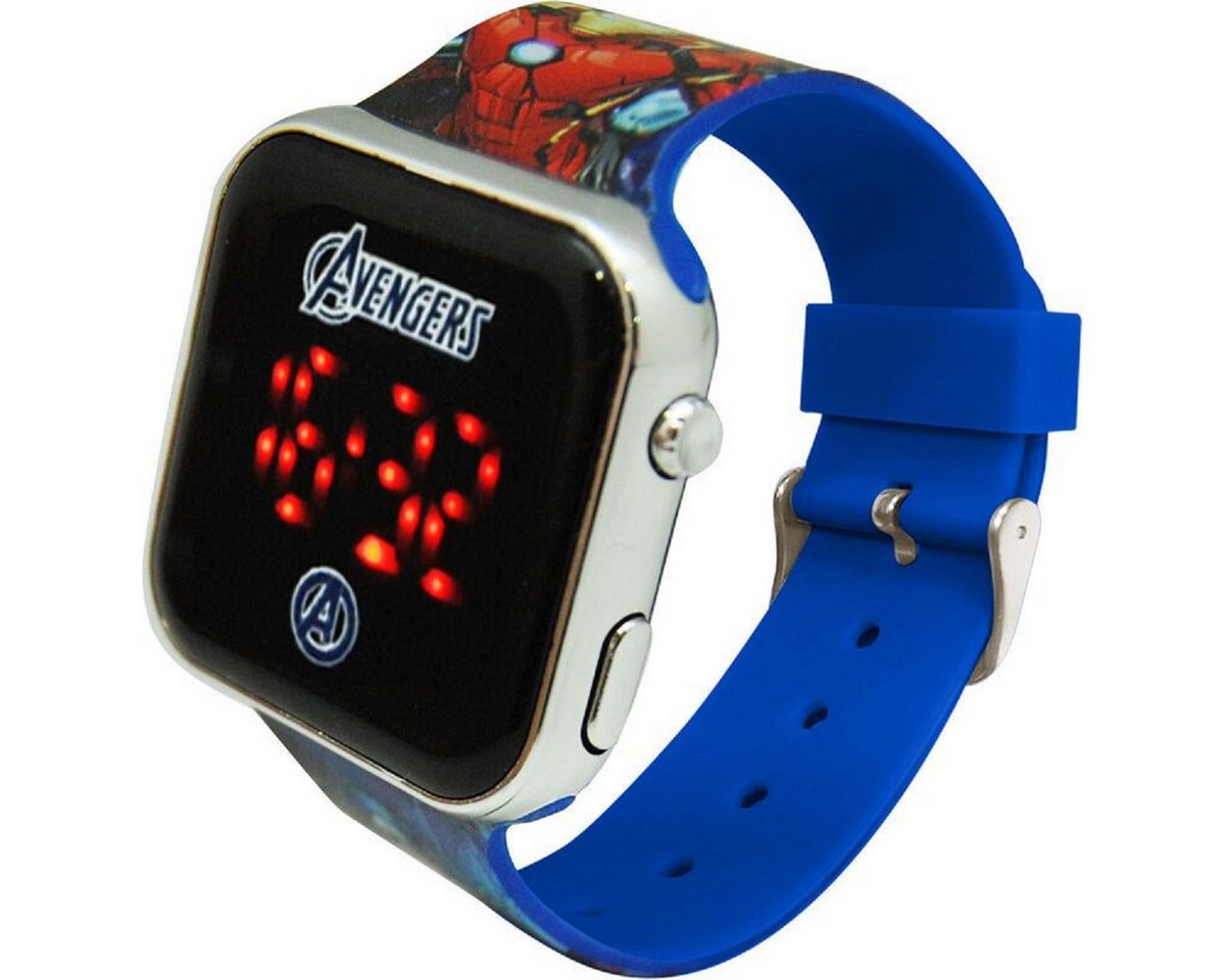 The AVENGERS Digitaluhr LED Armbanduhr Digitales Display für Superhelden-Fans von The AVENGERS