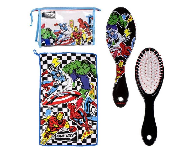 The AVENGERS Kulturbeutel Kinder – Waschbeutel & Reisezubehör mit Superhelden-Design von The AVENGERS