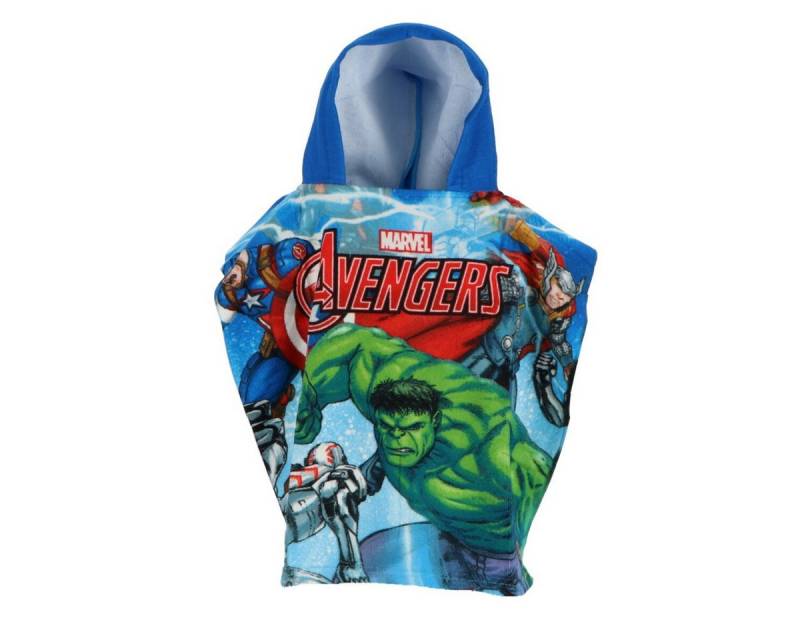 The AVENGERS Poncho Avengers Badeponcho aus Microfaser mit kapuze für Kinder von The AVENGERS
