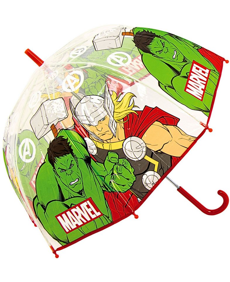 The AVENGERS Stockregenschirm Thor & Hulk, Kinder Regenschirm Kuppelschirm Ø 70 x 68 cm von The AVENGERS