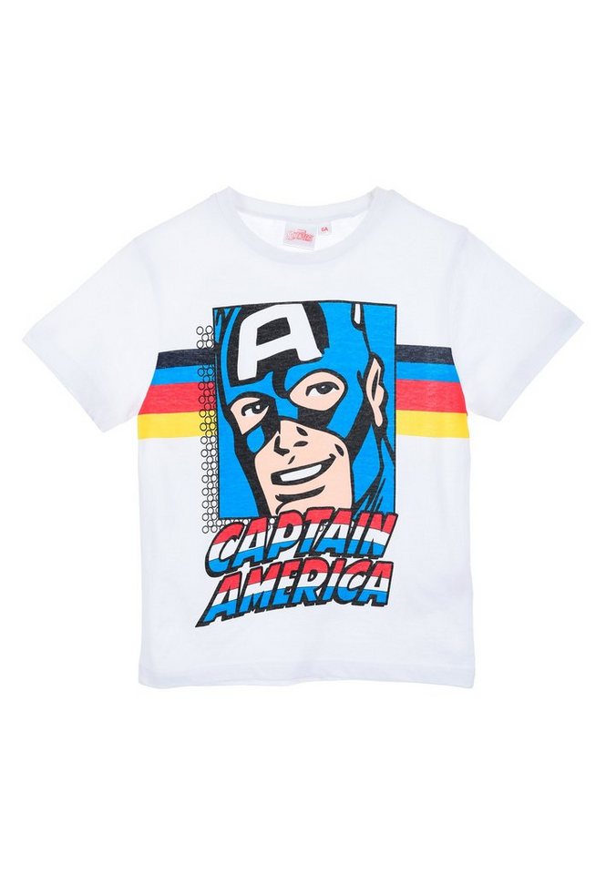 The AVENGERS T-Shirt Captain America Kinder Jungen T-Shirt Oberteil von The AVENGERS