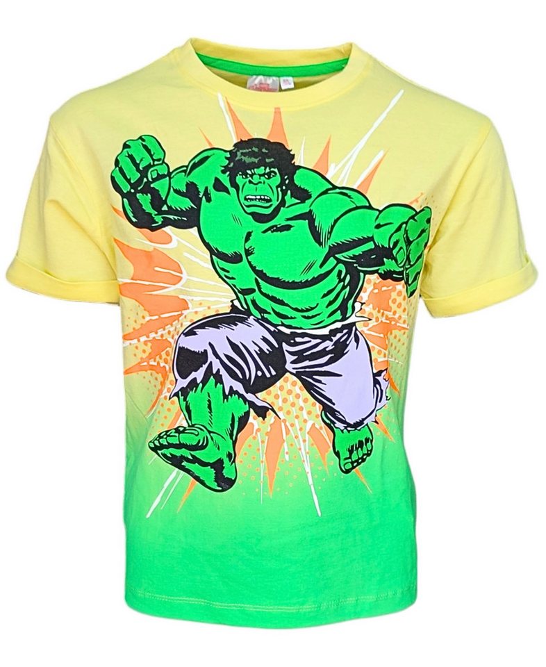 The AVENGERS T-Shirt MARVEL Jungen Kurzarmshirt aus Baumwolle Gr. 104- 140 cm von The AVENGERS