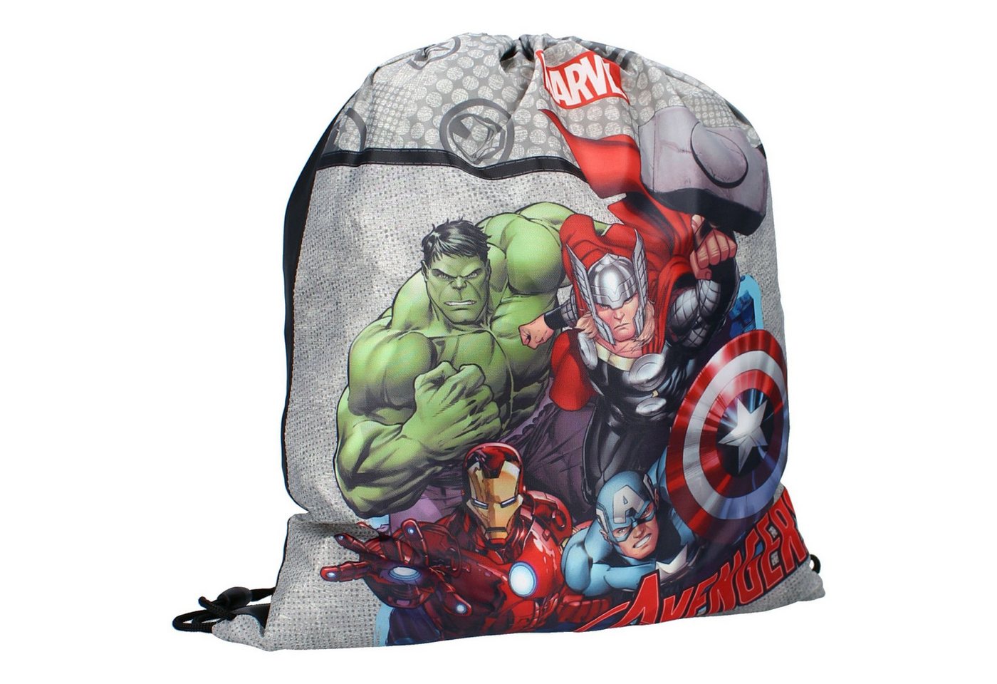 The AVENGERS Turnbeutel Gymbag 44 cm Marvel Taschen für Kinder & Jugendliche von The AVENGERS