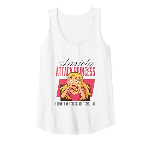 Damen Angst Attack Princess Tank Top Damen Angst Attack Princess Tank Top von The Anxiety Club