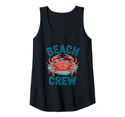 Damen Strand-Crew Tank Top von The Aqua Cottage