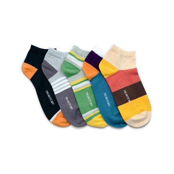 The Arctic Bay Bio-Baumwoll-Knöchelsocken 5er Pack – Sakura Edition – Weich, Atmungsaktiv & Bequem – Nachhaltig in der EU gefertigt von The Arctic Bay