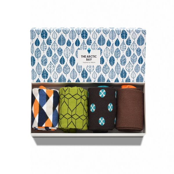 The Arctic Bay Die Arctic Box - Gaea-Edition - 4 Paar Socken von The Arctic Bay