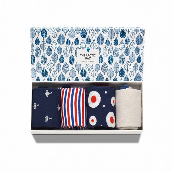 The Arctic Bay Die Arctic Box - Serendipia-Edition - 4 Paar Socken von The Arctic Bay