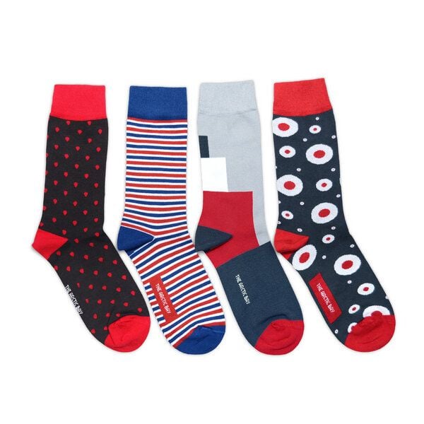 The Arctic Bay Socken 4er-Pack aus Bio-Baumwolle – Eldur Edition – Doppelfadig, Nachhaltig & Fair Hergestellt von The Arctic Bay