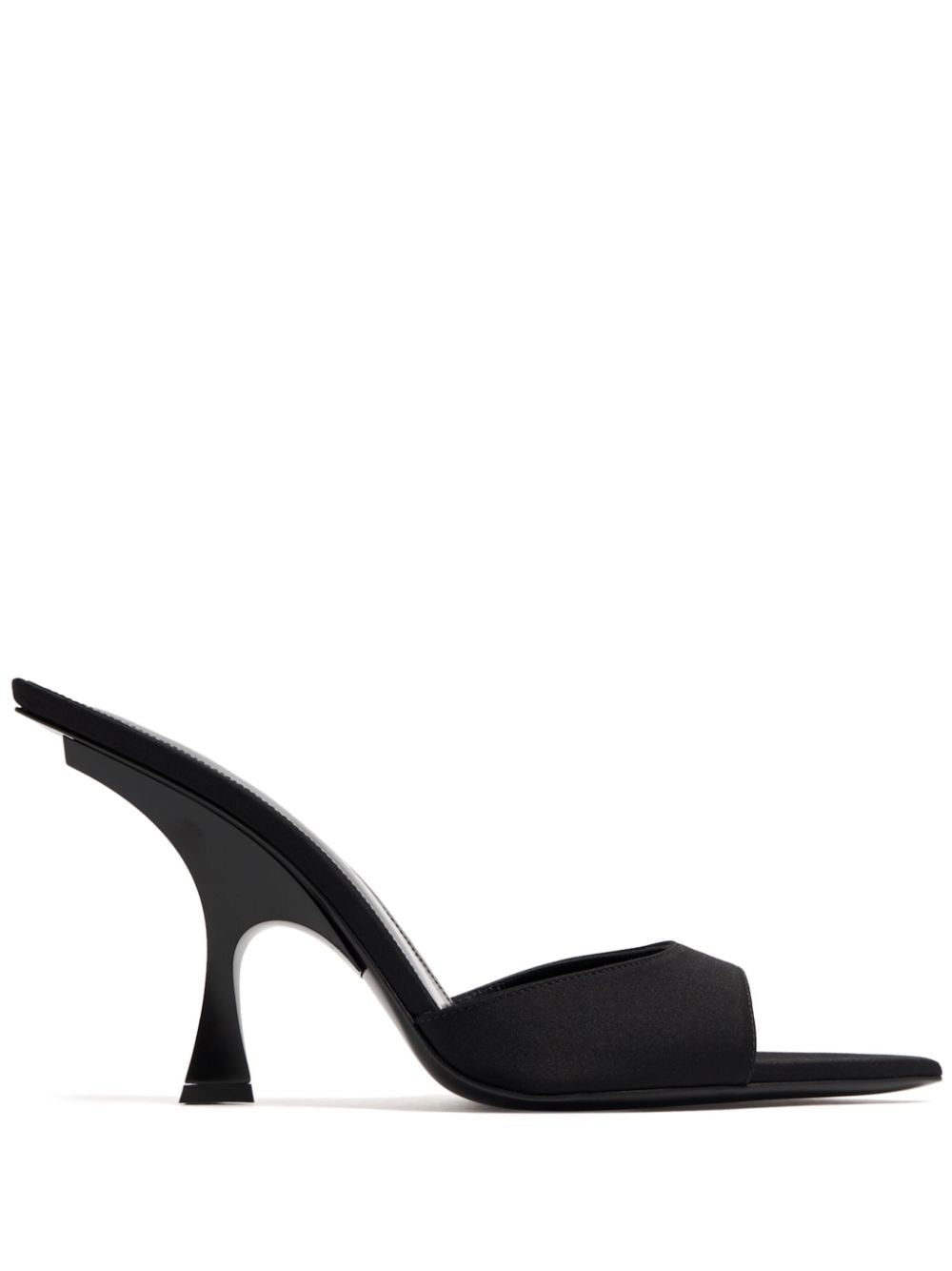 The Attico Peeptoe-Mules 100mm - Schwarz von The Attico