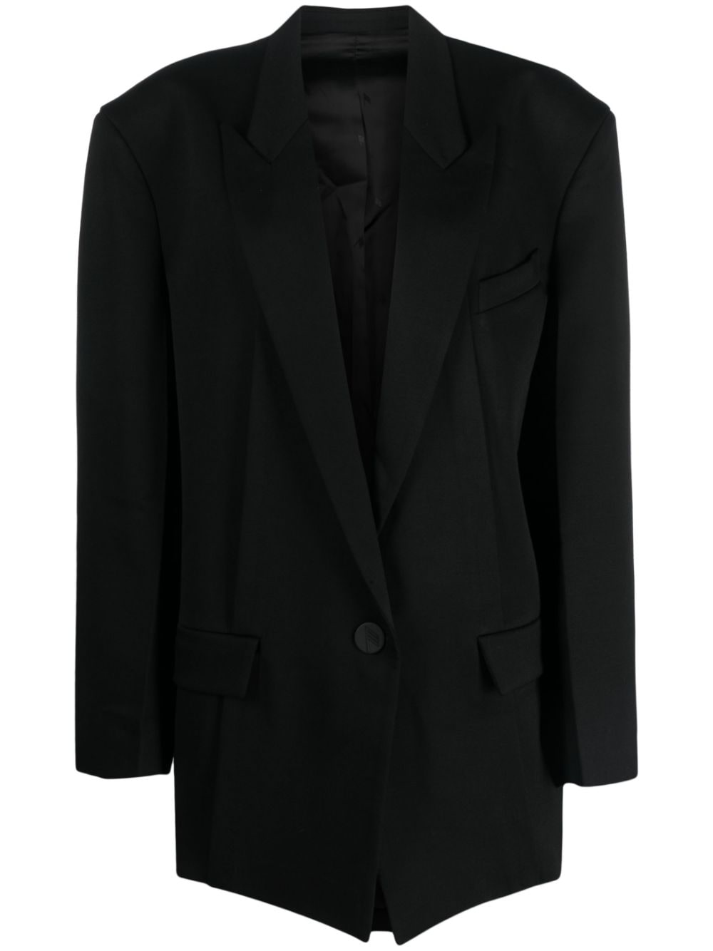 The Attico Einreihiger Blazer - Schwarz von The Attico