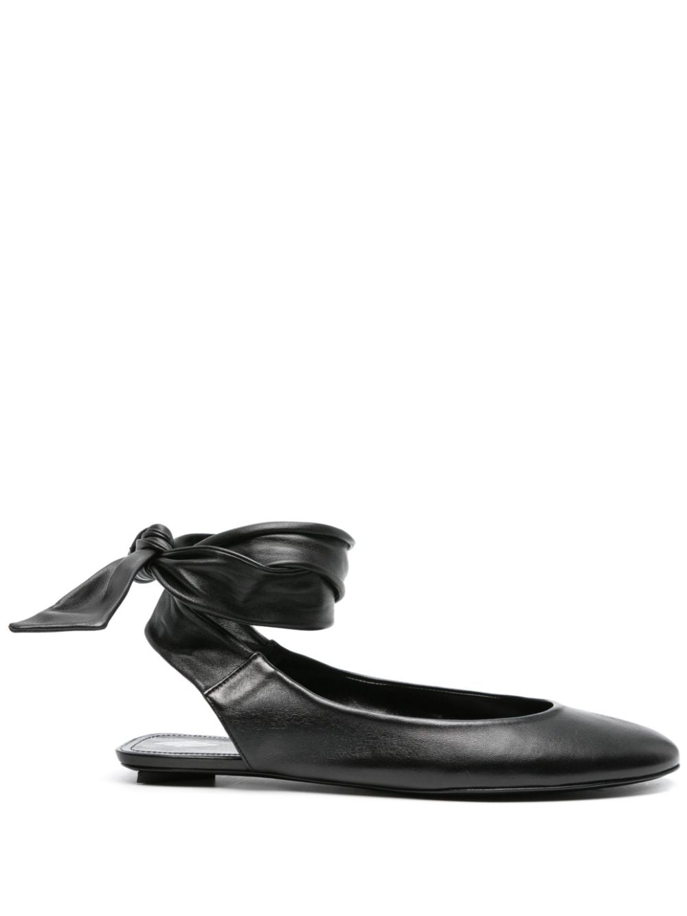 The Attico Cloe Ballerinas - Schwarz von The Attico