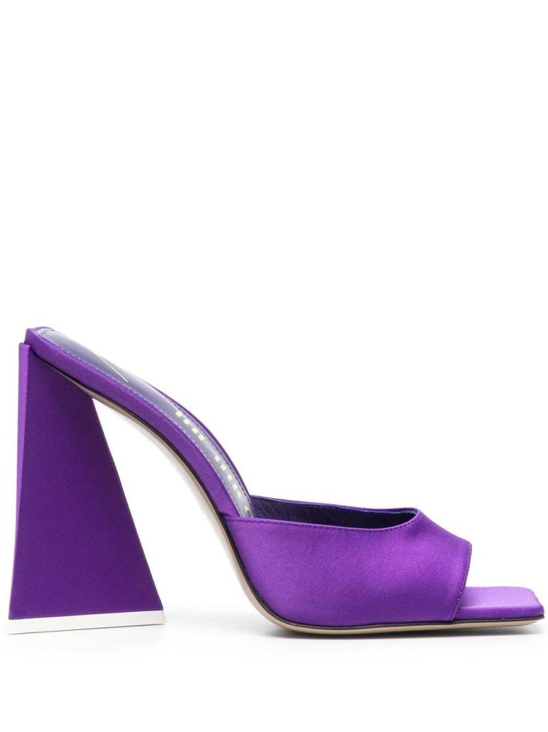 The Attico Devon Mules 115mm - Violett von The Attico