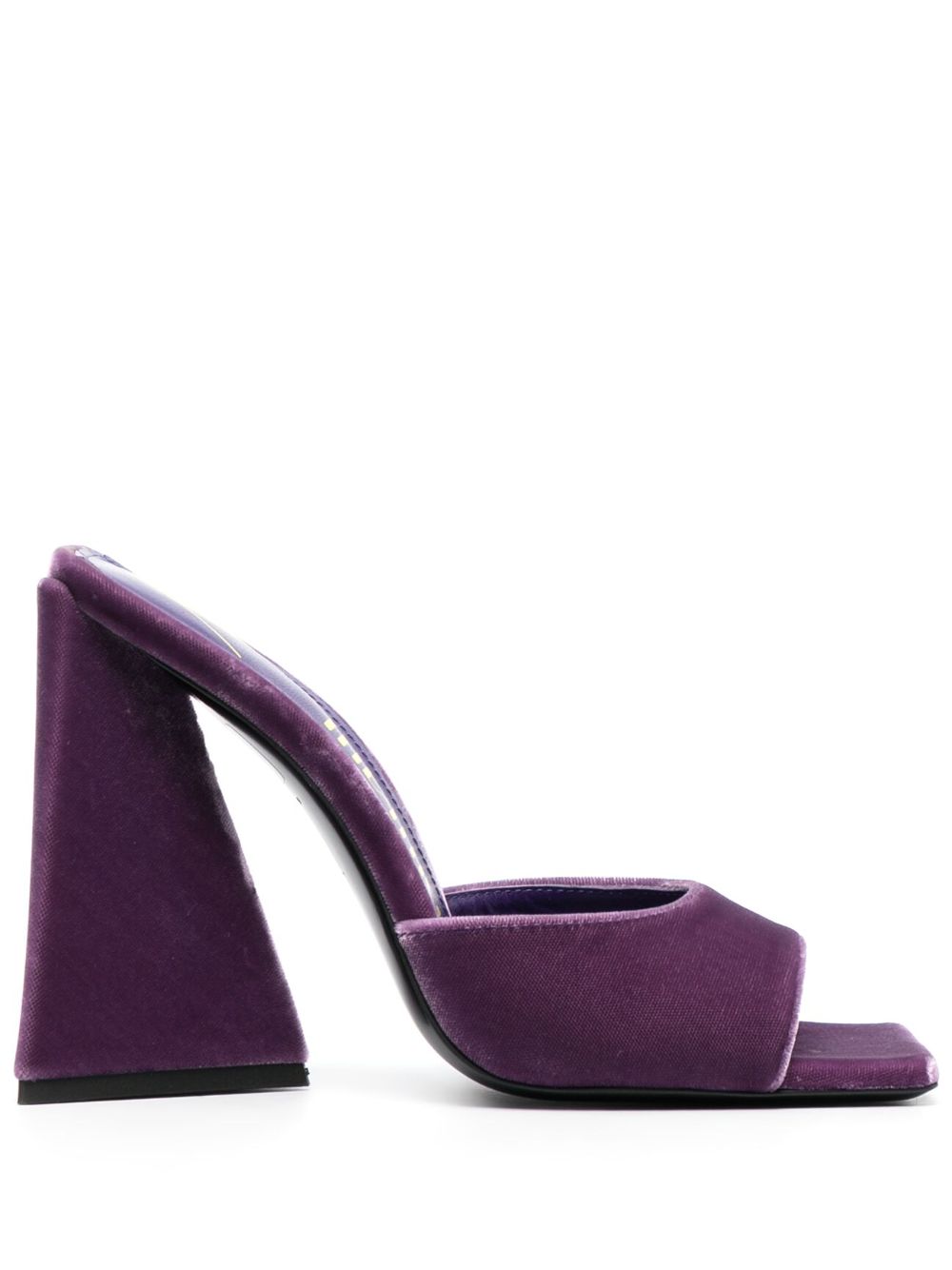 The Attico Devon Mules 115mm - Violett von The Attico