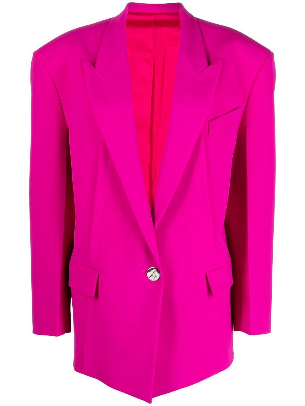 The Attico Einreihiger Oversized-Blazer - Rosa von The Attico