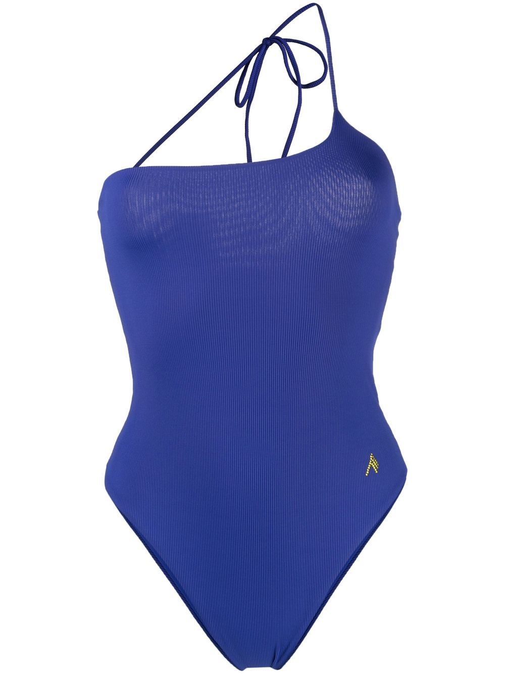 The Attico Gerippter One-Shoulder-Badeanzug - Blau von The Attico