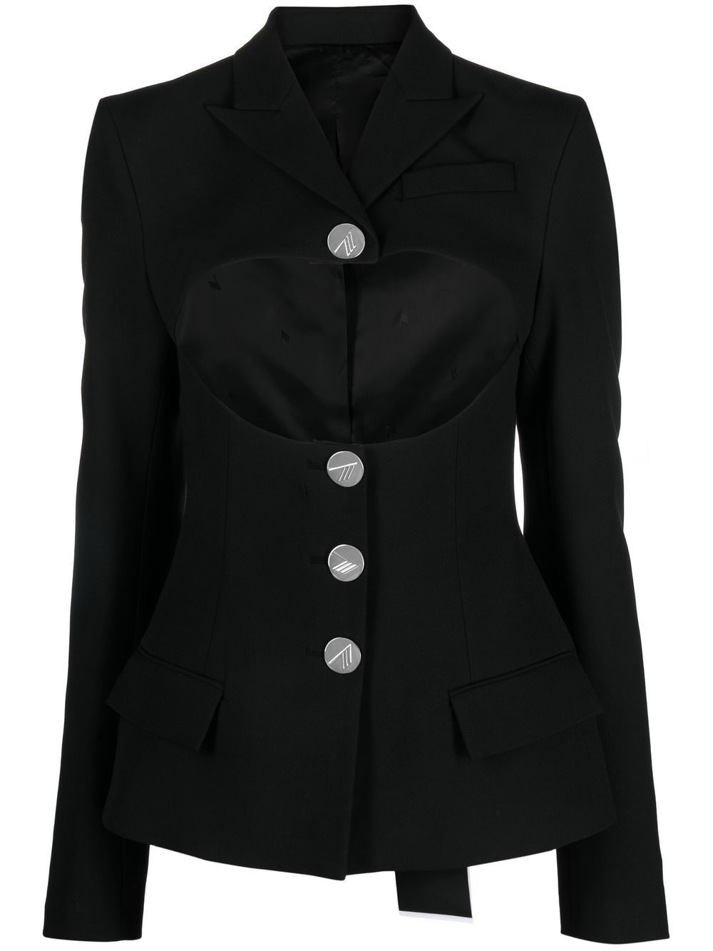 The Attico Gwenda Blazer - Schwarz von The Attico