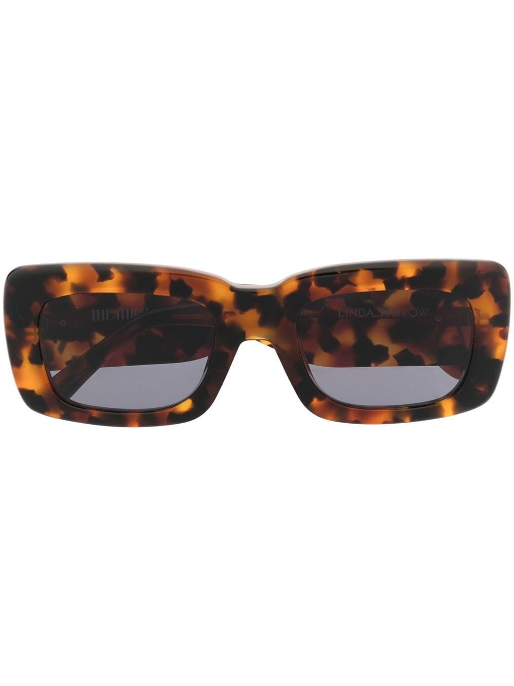 Linda Farrow Eckige Marfa Sonnenbrille - Braun von Linda Farrow