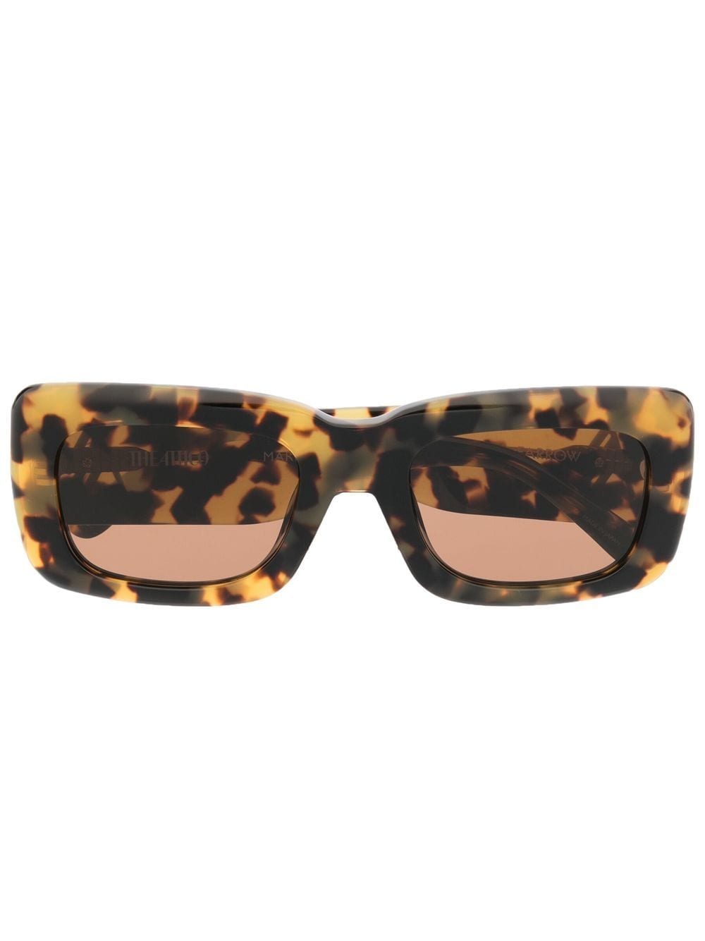 Linda Farrow Eckige Marfa Sonnenbrille - Braun von Linda Farrow