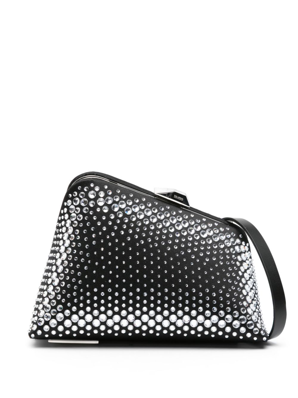 The Attico Midnight Clutch mit Strassverzierung - Schwarz von The Attico