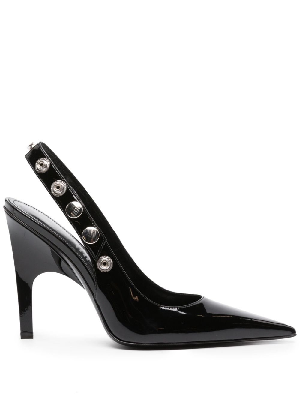 The Attico Pumps mit Kristallriemen 105mm - Schwarz von The Attico