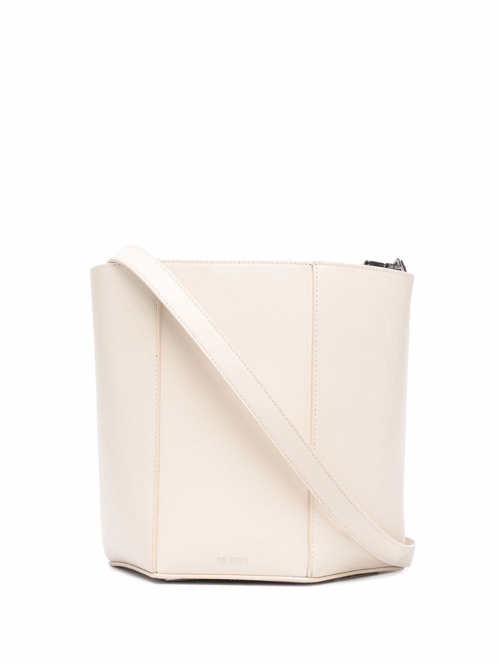 The Attico Schultertasche mit geometrischem Design - Nude von The Attico