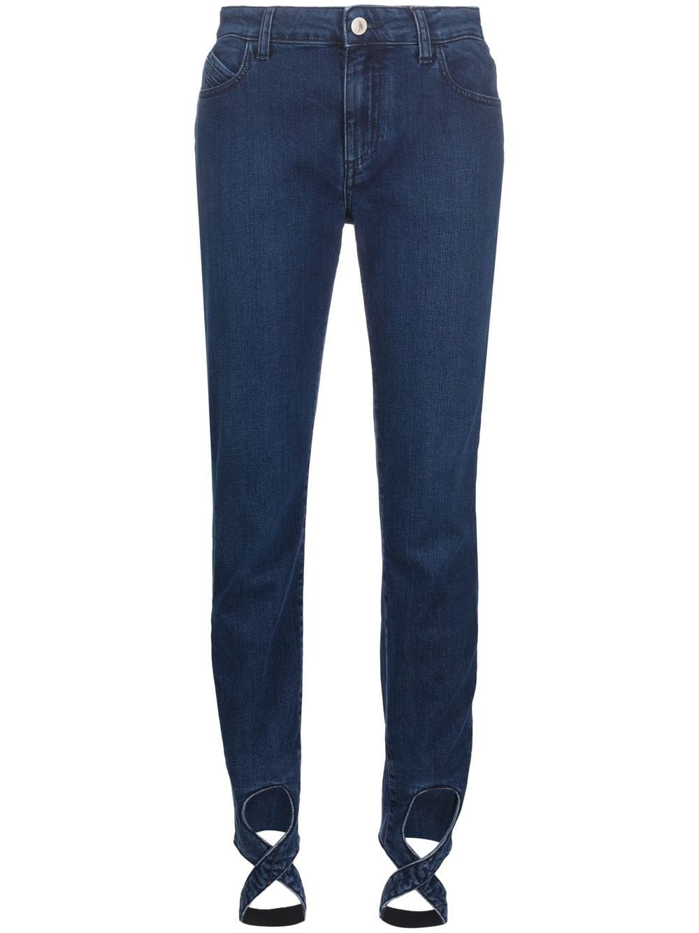 The Attico Skinny-Jeans mit hohem Bund - Blau von The Attico