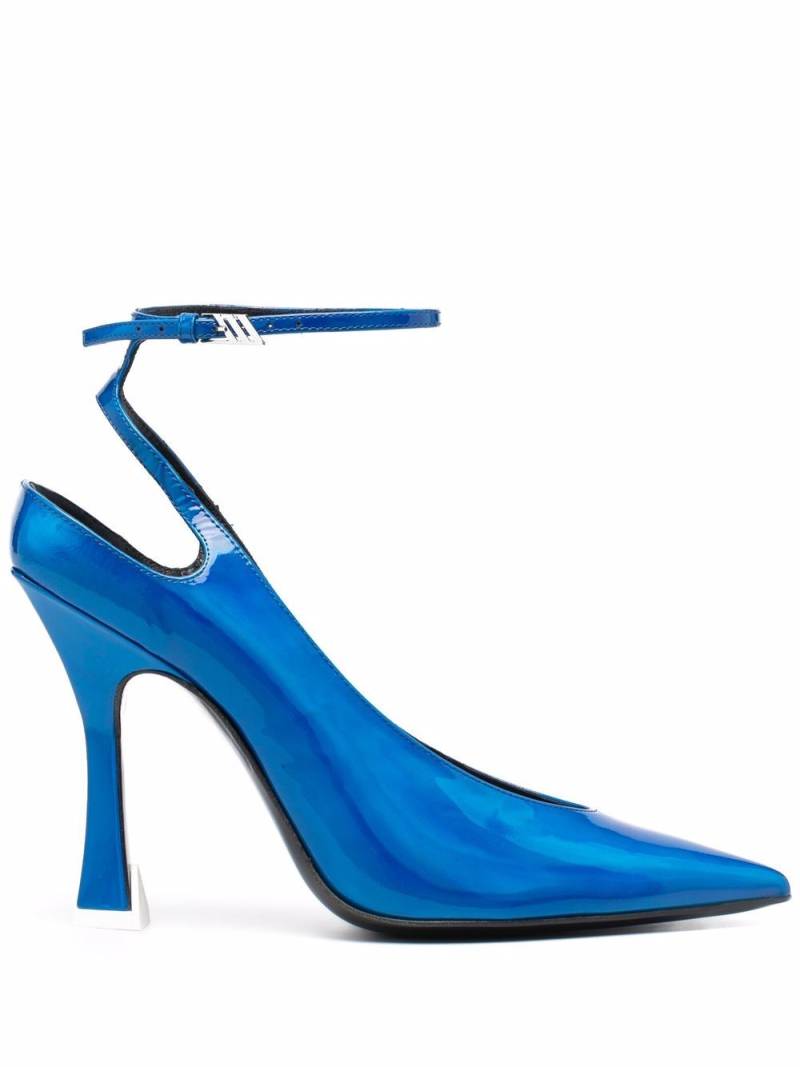 The Attico Spitze Slingback-Pumps - Blau von The Attico