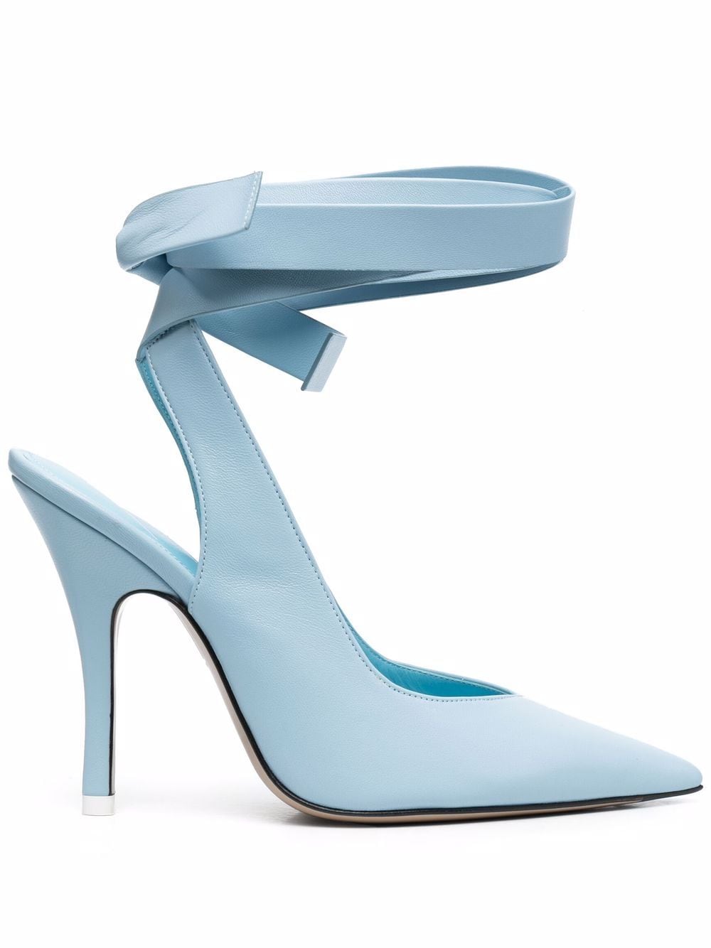 The Attico Pumps mit Schnürung - Blau von The Attico