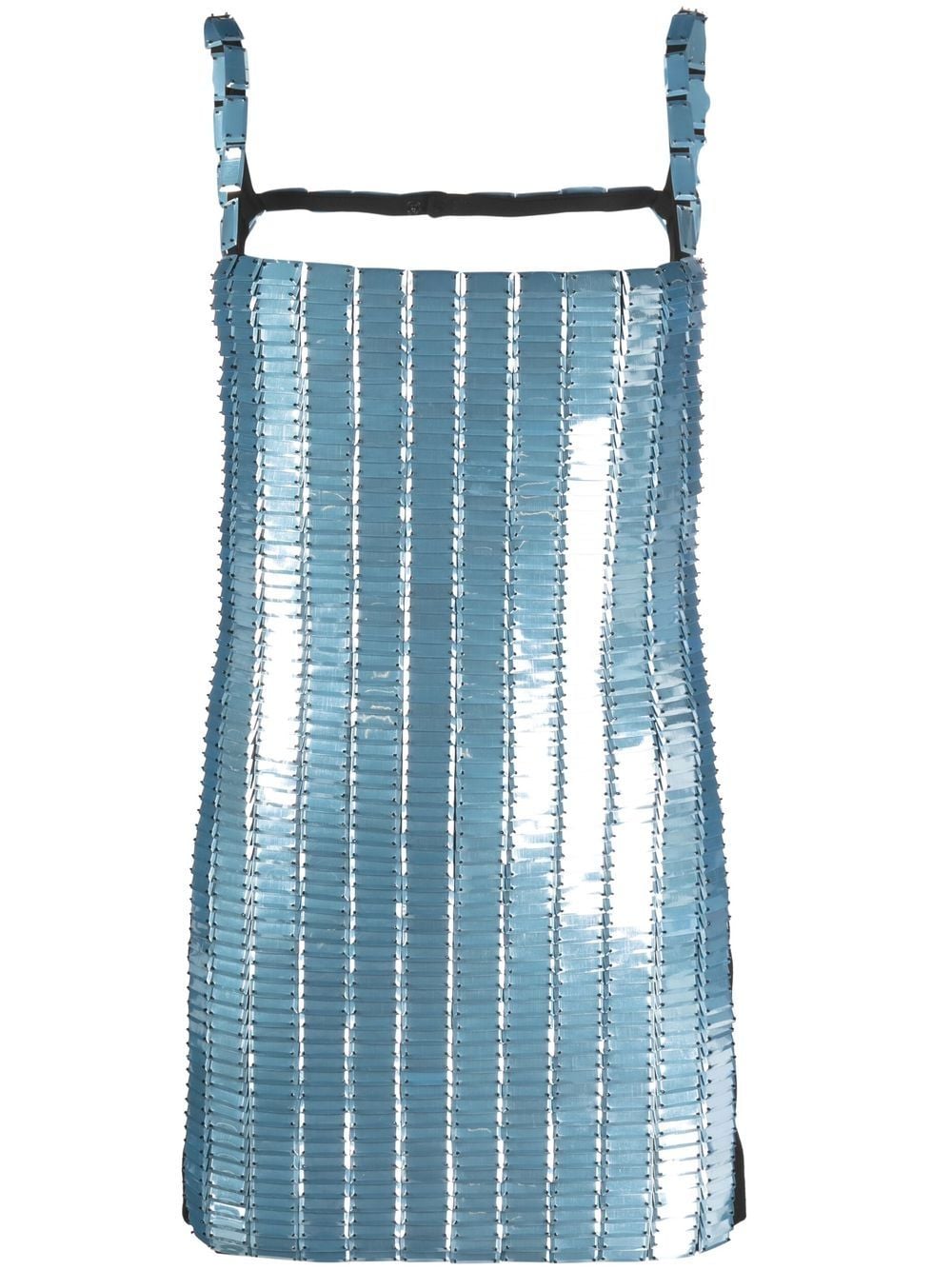 The Attico Rückenfreies Minikleid mit Kristallen - Blau von The Attico