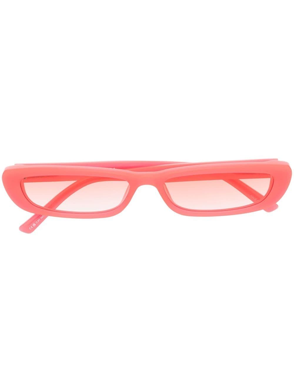 Linda Farrow Sonnenbrille mit schmalem Gestell - Rosa von Linda Farrow