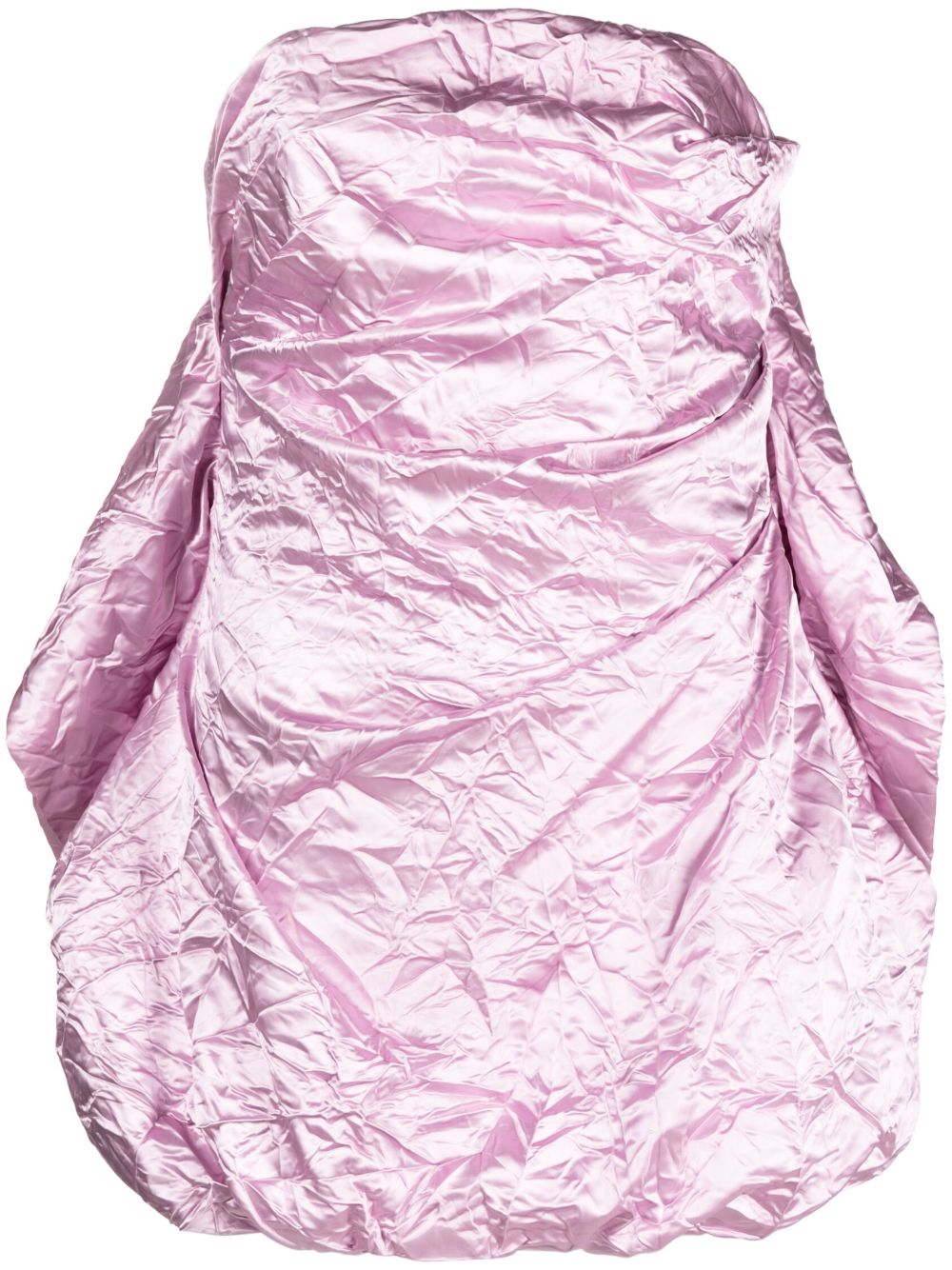 The Attico Schulterfreies Minikleid mit Rüschen - Rosa von The Attico