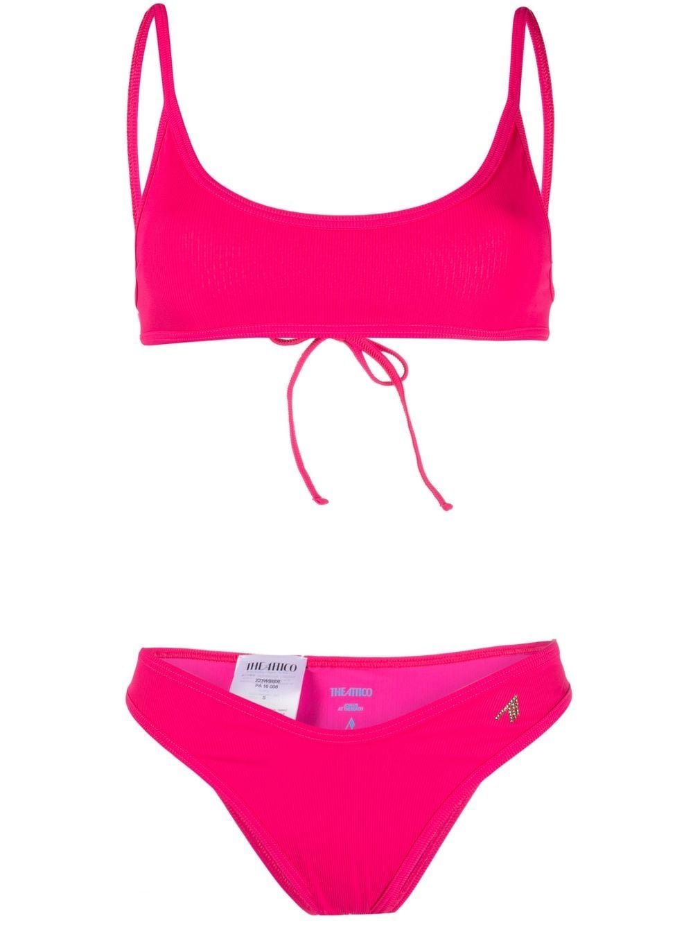 The Attico Bikini mit rundem Ausschnitt - Rosa von The Attico