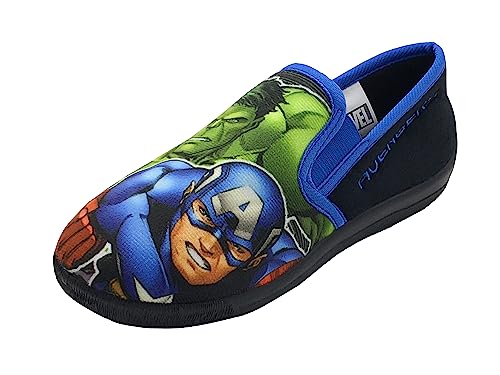 The Avengers, Jungen oder Mädchen, Marvel Avengers-Hausschuhe für Kinder, Blau, Größe 11 UK, 29 EU von AVENGERS