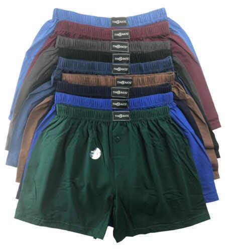 The Bakis Herren Boxershorts Unterhosen Unterwäsche mit Eingriff in Normalgröße und Übergröße (1, normal, DE/NL/SE/PL, Alphanumerisch, 4XL, Große Größen, Regular, Baumwolle, 6, 1) von The Bakis