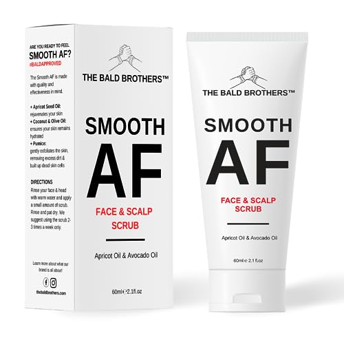 The Bald Brothers Peeling-Reiniger mit Aprikosenkernöl | Pre Shave | Peeling Peeling für Männer mit Bimsstein & Kokosöl | geruchlos | vegan The Bald Brothers Peeling-Reiniger mit Aprikosenkernöl | Pre Shave | Peeling Peeling für Männer mit Bimsstein & Kokosöl | geruchlos | vegan von The Bald Brothers