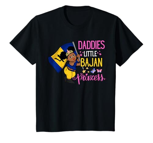 Kinder Daddies Little Bajan Princess Barbados-Flaggen-T-Shirt T-Shirt Kinder Daddies Little Bajan Princess Barbados-Flaggen-T-Shirt T-Shirt von The Barbadian Store