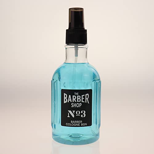 The Barber Shop No.3 Eau de Cologne Spray Herren 250ml | after shave herren | Duftwasser | Rasierwasser Männer | Barber Herrendüfte | Bodyspray - Barbershop - Friseur Kolonya | Frisch & Blumig von The Barber Shop