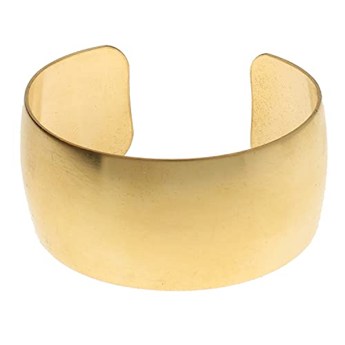 The Beadsmith Armband Manschette mit Biegungen – aus Rohmessing – verstellbarer, offener Armreif für Männer und Frauen – gewölbter Stil, 2,5 cm breit – minimalistischer Design-Schmuck – kann The Beadsmith Armband Manschette mit Biegungen – aus Rohmessing – verstellbarer, offener Armreif für Männer und Frauen – gewölbter Stil, 2,5 cm breit – minimalistischer Design-Schmuck – kann von The Beadsmith