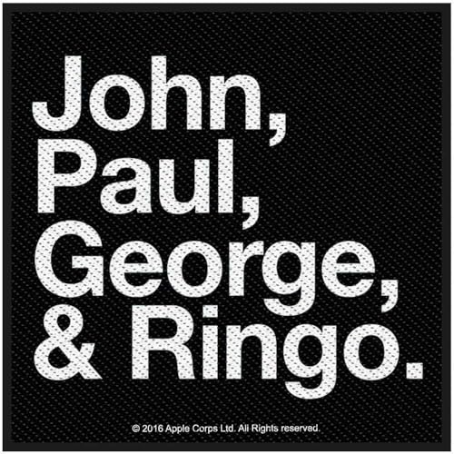 Beatles PATCH AUFNÄHER # 40 JOHN PAUL GEORGE & RINGO - 10x9cm von The Beatles