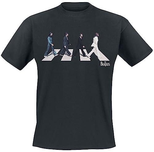 The Beatles Abbey Road Silhouette Männer T-Shirt schwarz XXL 100% Baumwolle Band-Merch, Bands von The Beatles